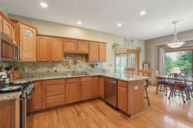 Spectacular custom walkout ranch in popular Copper Creek on Copper Creek Golf Course in Iowa - for sale on GolfHomes.com, golf home, golf lot