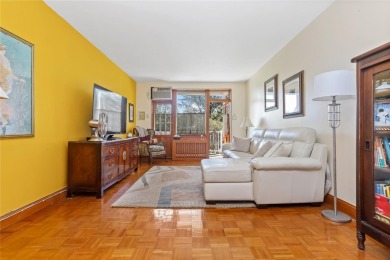 Welcome home to this beautifully appointed two-bedroom, two-bath on Pelham Country Club in New York - for sale on GolfHomes.com, golf home, golf lot
