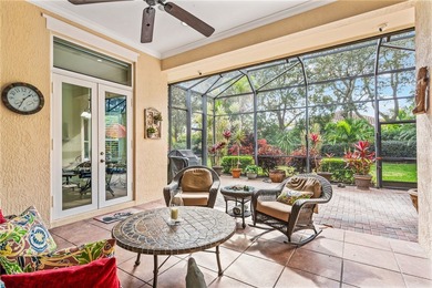 Beautiful 3BR home perfectly positioned on a Private, tropical on Oak Harbor Country Club in Florida - for sale on GolfHomes.com, golf home, golf lot