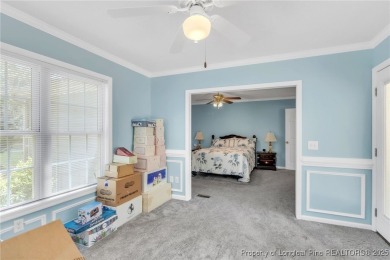 Welcome to this gorgeous home in the desirable Golf North on Carolina Trace Country Club in North Carolina - for sale on GolfHomes.com, golf home, golf lot