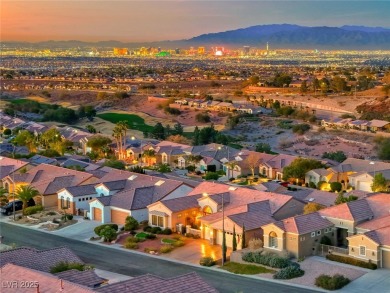 Beautiful Views of Las Vegas Strip, Mountains & Valley on Revere Golf Club in Nevada - for sale on GolfHomes.com, golf home, golf lot