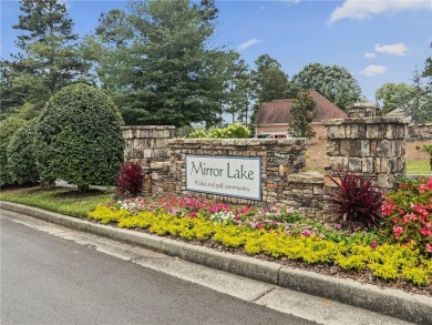 Welcome to your dream home in the sought-after Mirror Lake golf on Mirror Lake Golf Club in Georgia - for sale on GolfHomes.com, golf home, golf lot