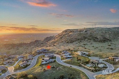 STUNNING VIEWS! Build your dream home and enjoy this sunset on Warm Springs Golf Club in Idaho - for sale on GolfHomes.com, golf home, golf lot
