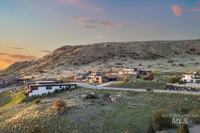 STUNNING VIEWS! Build your dream home and enjoy this sunset on Warm Springs Golf Club in Idaho - for sale on GolfHomes.com, golf home, golf lot