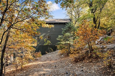 Step into this beautiful remodeled A frame cabin-a timeless on Lake Arrowhead Country Club in California - for sale on GolfHomes.com, golf home, golf lot