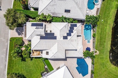 Soaring two-story ceiling heights greet you upon entering this on Polo Club of Boca Raton in Florida - for sale on GolfHomes.com, golf home, golf lot