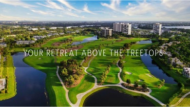 Nestled high above the lush Palm Beach treetops, The Aerie at on The President Country Club in Florida - for sale on GolfHomes.com, golf home, golf lot