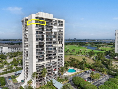 Nestled high above the lush Palm Beach treetops, The Aerie at on The President Country Club in Florida - for sale on GolfHomes.com, golf home, golf lot