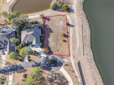 This premier golf course homesite is positioned along the 1st on Members Club At St. James Plantation in North Carolina - for sale on GolfHomes.com, golf home, golf lot