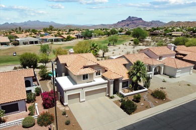 Experience resort-style living in the highly sought after Red on Red Mountain Ranch Country Club in Arizona - for sale on GolfHomes.com, golf home, golf lot