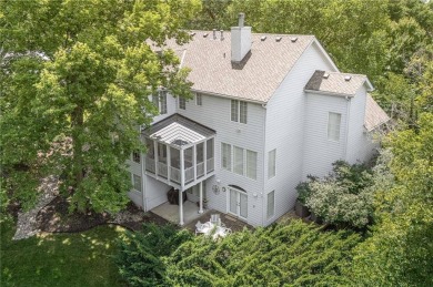 Remarkable estate home nestled on a private, wooded lot in the on Shadow Glen Golf Club in Kansas - for sale on GolfHomes.com, golf home, golf lot