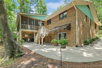 This stunning 4,000-square-foot brick ranch offers a rare blend on Carolina Trace Country Club in North Carolina - for sale on GolfHomes.com, golf home, golf lot