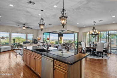 This exquisite Shea Latigo residence, located on the golf course on Wickenburg Ranch Golf Course in Arizona - for sale on GolfHomes.com, golf home, golf lot