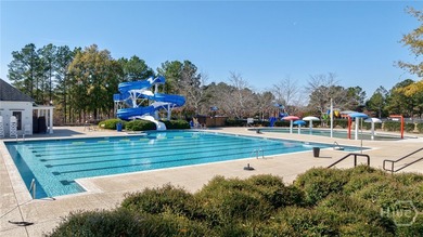 Inviting and charming, the rocking-chair brick front porch on Reunion Golf Club in Georgia - for sale on GolfHomes.com, golf home, golf lot