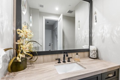 Modern farmhouse charm meets functional luxury in this on Sanctuary Golf Course At WestWorld in Arizona - for sale on GolfHomes.com, golf home, golf lot