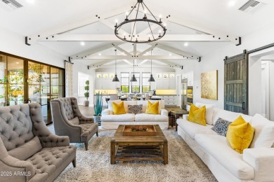 Modern farmhouse charm meets functional luxury in this on Sanctuary Golf Course At WestWorld in Arizona - for sale on GolfHomes.com, golf home, golf lot