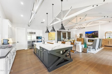 Modern farmhouse charm meets functional luxury in this on Sanctuary Golf Course At WestWorld in Arizona - for sale on GolfHomes.com, golf home, golf lot