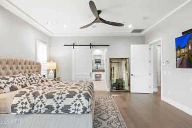 Modern farmhouse charm meets functional luxury in this on Sanctuary Golf Course At WestWorld in Arizona - for sale on GolfHomes.com, golf home, golf lot