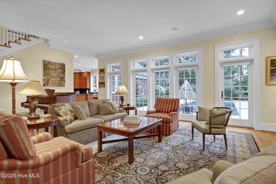 Gorgeous custom-built brick home on a 0.71 acre lot on fairway on Country Club of Landfall in North Carolina - for sale on GolfHomes.com, golf home, golf lot