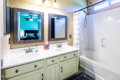 Step into a home that instantly wraps you in warmth. Morning on Seville Golf and Country Club in Arizona - for sale on GolfHomes.com, golf home, golf lot