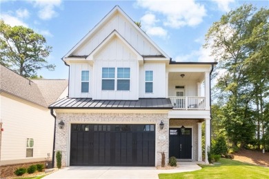 Welcome home to this charming 4-Bedroom Golf Villa with sweeping on City Club Marietta in Georgia - for sale on GolfHomes.com, golf home, golf lot