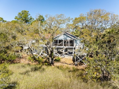 Discover your own peaceful hideaway in the woods on Fripp on Ocean Point Golf Links in South Carolina - for sale on GolfHomes.com, golf home, golf lot