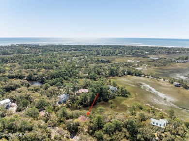 Discover your own peaceful hideaway in the woods on Fripp on Ocean Point Golf Links in South Carolina - for sale on GolfHomes.com, golf home, golf lot