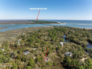 Discover your own peaceful hideaway in the woods on Fripp on Ocean Point Golf Links in South Carolina - for sale on GolfHomes.com, golf home, golf lot