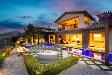 Located in the exclusive guard-gated Southern Highlands Golf on Southern Highlands Golf Club in Nevada - for sale on GolfHomes.com, golf home, golf lot