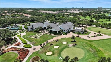 This 2-bedroom plus den villa offers sweeping golf course views on Estero Country Club in Florida - for sale on GolfHomes.com, golf home, golf lot