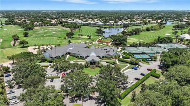 This 2-bedroom plus den villa offers sweeping golf course views on Estero Country Club in Florida - for sale on GolfHomes.com, golf home, golf lot