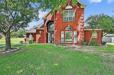 Location, location, location! This custom two-story brick home on Lake Kiowa Golf Course in Texas - for sale on GolfHomes.com, golf home, golf lot
