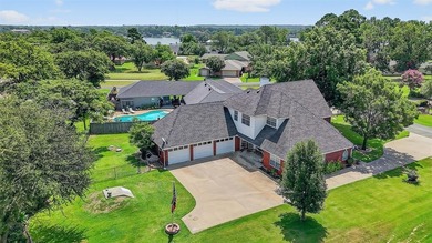 Location, location, location! This custom two-story brick home on Lake Kiowa Golf Course in Texas - for sale on GolfHomes.com, golf home, golf lot