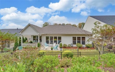 DUNWOODY Model  Covered front porch with brick elevation.  This on Chateau Elan Golf Club  in Georgia - for sale on GolfHomes.com, golf home, golf lot