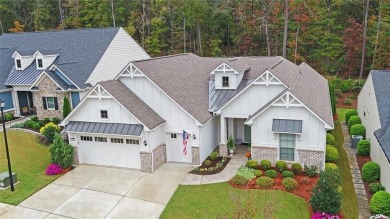 DUNWOODY Model  Covered front porch with brick elevation.  This on Chateau Elan Golf Club  in Georgia - for sale on GolfHomes.com, golf home, golf lot