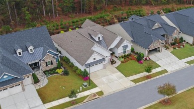 DUNWOODY Model  Covered front porch with brick elevation.  This on Chateau Elan Golf Club  in Georgia - for sale on GolfHomes.com, golf home, golf lot