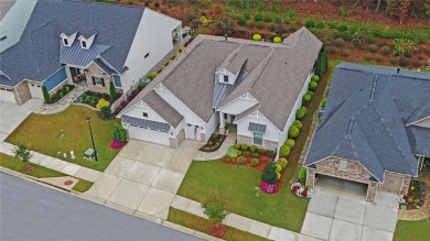 DUNWOODY Model  Covered front porch with brick elevation.  This on Chateau Elan Golf Club  in Georgia - for sale on GolfHomes.com, golf home, golf lot