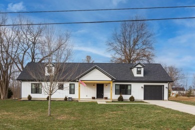 In 2021 this single-story home was custom-built on over half an on Mill Creek Golf Club in Ohio - for sale on GolfHomes.com, golf home, golf lot