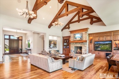 Unobstructed views of Montreux's #1 & #2 fairways & the snow on  in Nevada - for sale on GolfHomes.com, golf home, golf lot