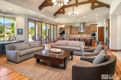 Unobstructed views of Montreux's #1 & #2 fairways & the snow on  in Nevada - for sale on GolfHomes.com, golf home, golf lot