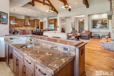 Unobstructed views of Montreux's #1 & #2 fairways & the snow on  in Nevada - for sale on GolfHomes.com, golf home, golf lot