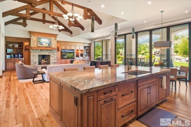 Unobstructed views of Montreux's #1 & #2 fairways & the snow on  in Nevada - for sale on GolfHomes.com, golf home, golf lot