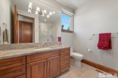 Unobstructed views of Montreux's #1 & #2 fairways & the snow on  in Nevada - for sale on GolfHomes.com, golf home, golf lot