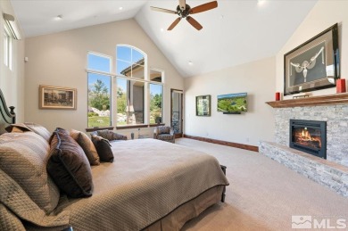 Unobstructed views of Montreux's #1 & #2 fairways & the snow on  in Nevada - for sale on GolfHomes.com, golf home, golf lot