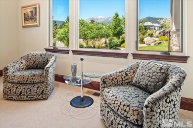 Unobstructed views of Montreux's #1 & #2 fairways & the snow on  in Nevada - for sale on GolfHomes.com, golf home, golf lot