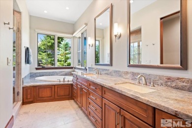 Unobstructed views of Montreux's #1 & #2 fairways & the snow on  in Nevada - for sale on GolfHomes.com, golf home, golf lot