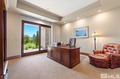 Unobstructed views of Montreux's #1 & #2 fairways & the snow on  in Nevada - for sale on GolfHomes.com, golf home, golf lot