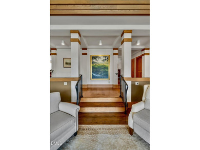 Luxury estate on a private 1.7 acre lot with gentle upslope on Governors Club in North Carolina - for sale on GolfHomes.com, golf home, golf lot