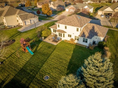 Step into luxury and tranquility with this beautiful 2-story on Newburg Village Golf Club in Illinois - for sale on GolfHomes.com, golf home, golf lot