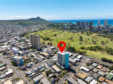Tastefully updated, this move-in ready fee simple 1BR/1BA unit on Ala Wai Golf Course in Hawaii - for sale on GolfHomes.com, golf home, golf lot